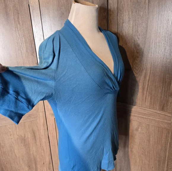 Express women casual blue blouse top - Picture 5 of 9
